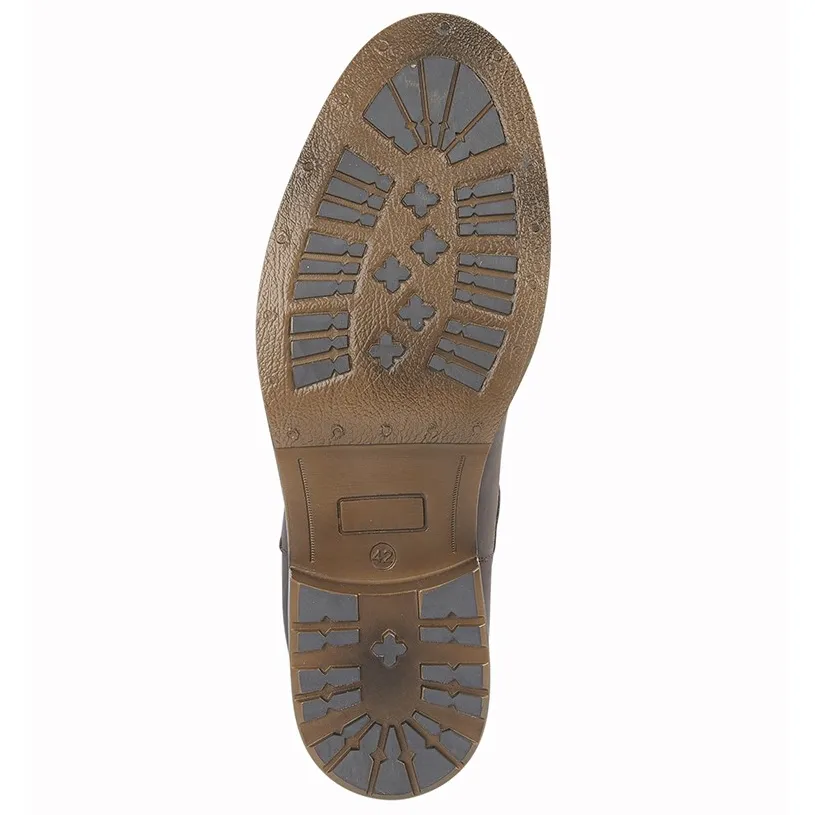 Roamers Mens Boot M287GB Brown Canvas Material