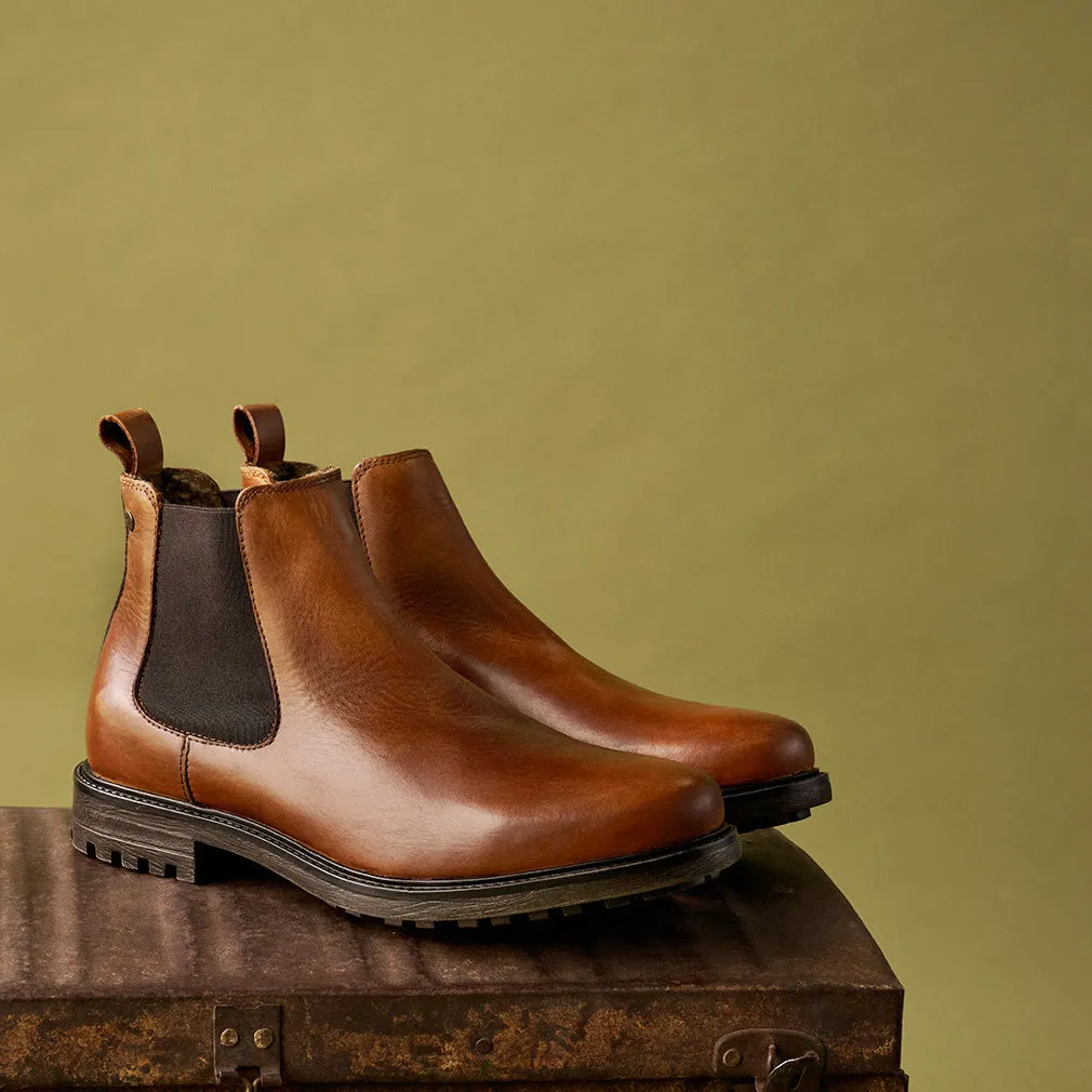 Rodeo Chelsea Boots Cognac Hard wearing Suede Surface