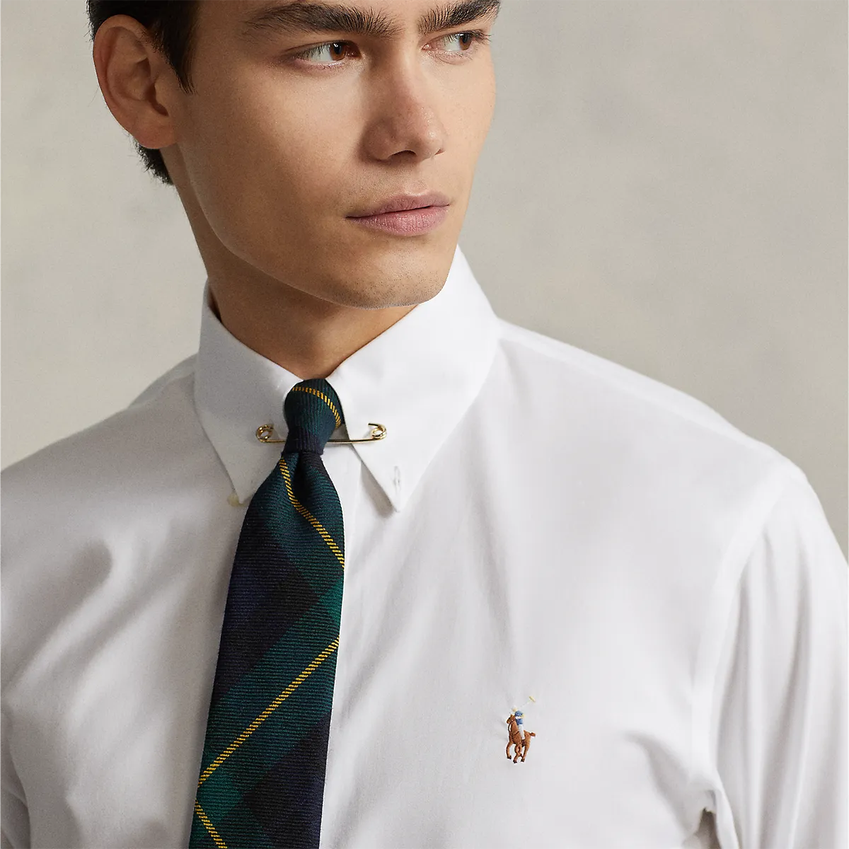 Ralph Lauren - Custom Fit Oxford Shirt in White Casual Friday