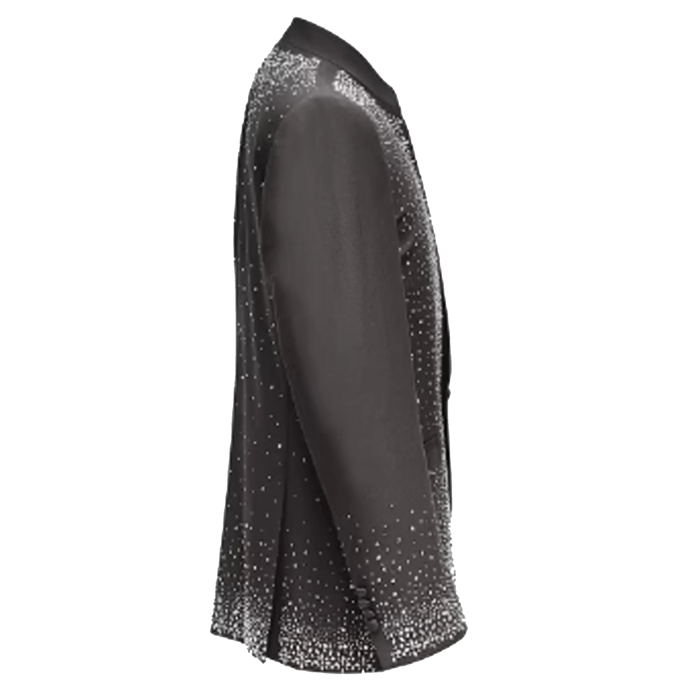 Bright Lights Blazer BLACK/GOLD Matte Fabric CompactFoldable