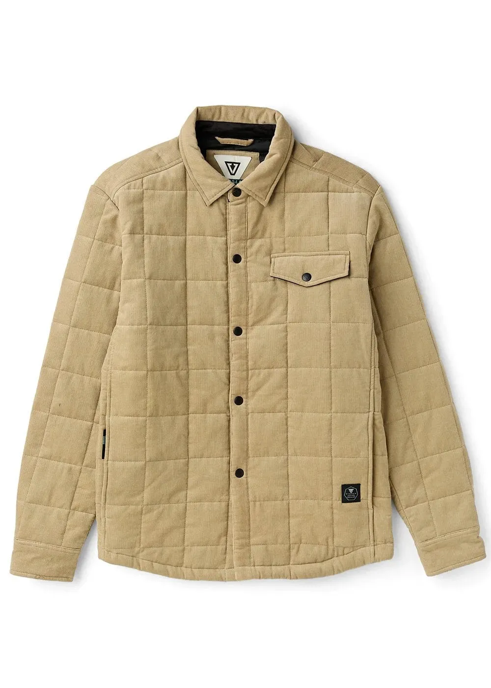 Lightweight Layer Vissla Mens Jacket Cronkite Organic Cord