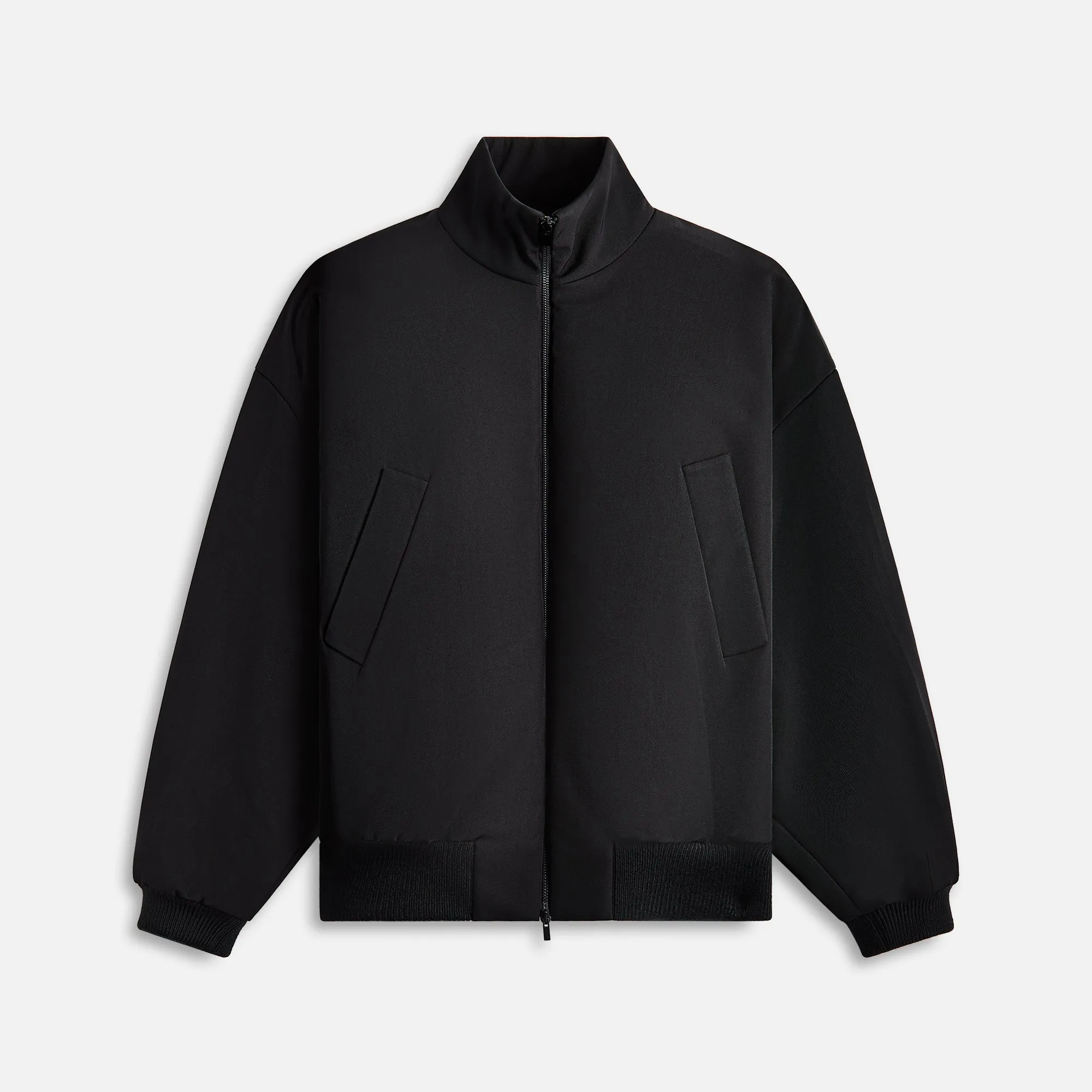 Fear of God High Neck Bomber - Black Double Stitch Reinforcement
