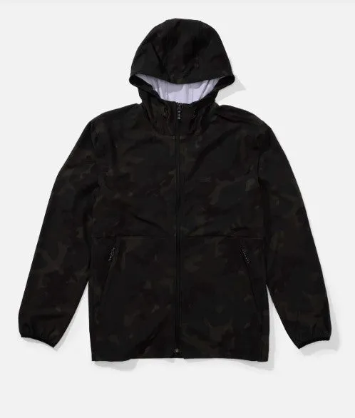 Salty Crew Mens Jacket Stowaway Windbreaker Minimal Detailing Seamless Welded Construction