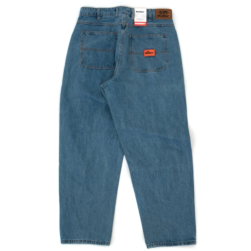 Santosuosso Denim Jeans (Washed Indigo) Multi Pocket System