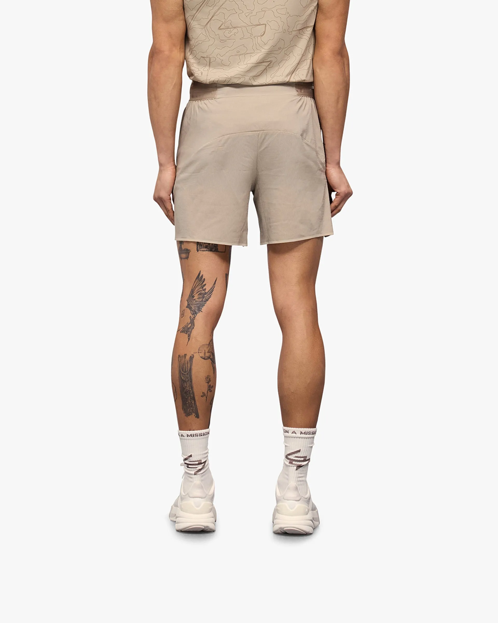 Team 247 Aero Shorts - Pebble Sporty Fit relaxed shape