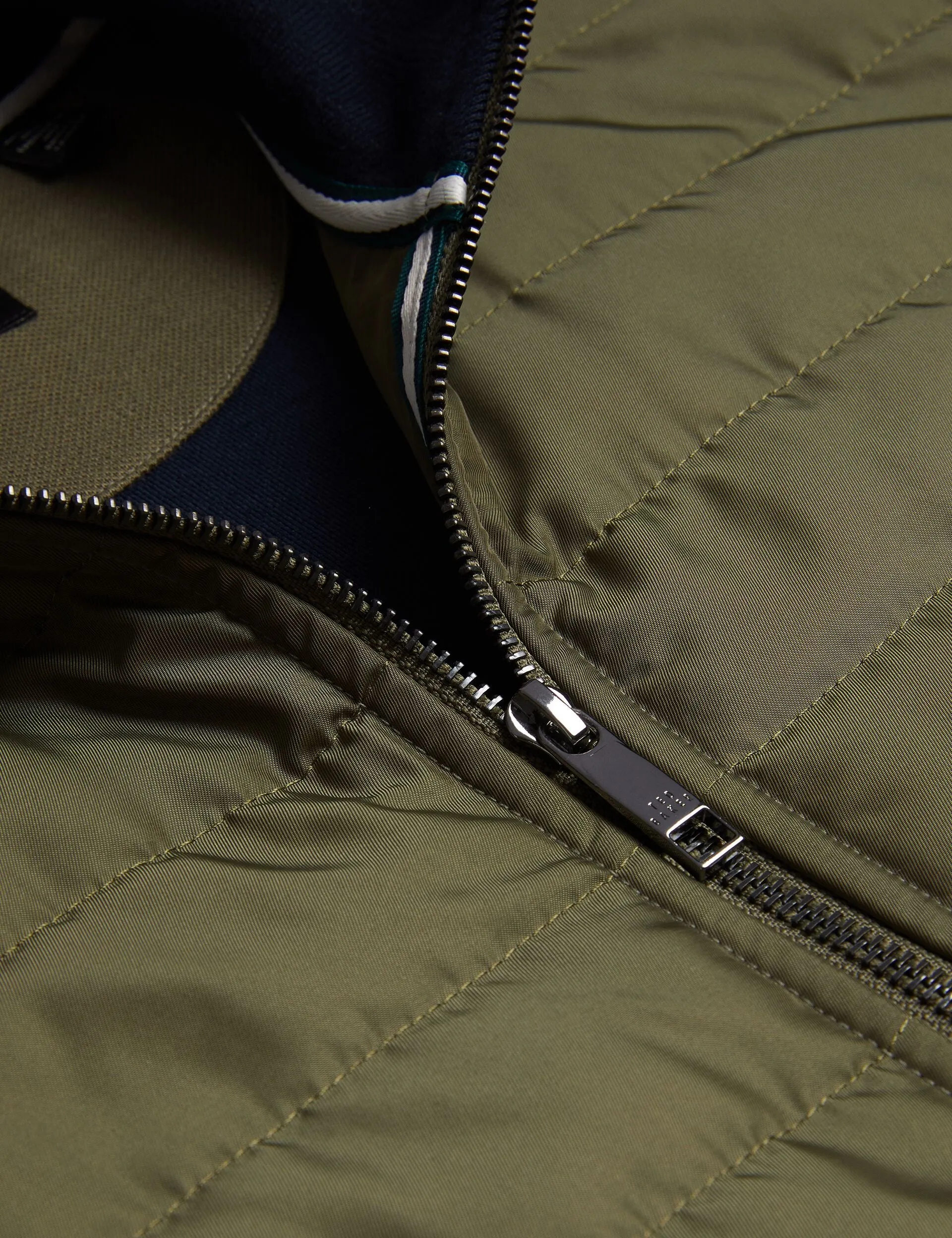 color block ENTIL | KHAKI