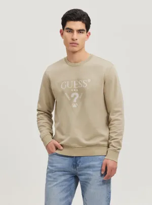 Comfy Design Eco Beige Triangle Logo Jumper