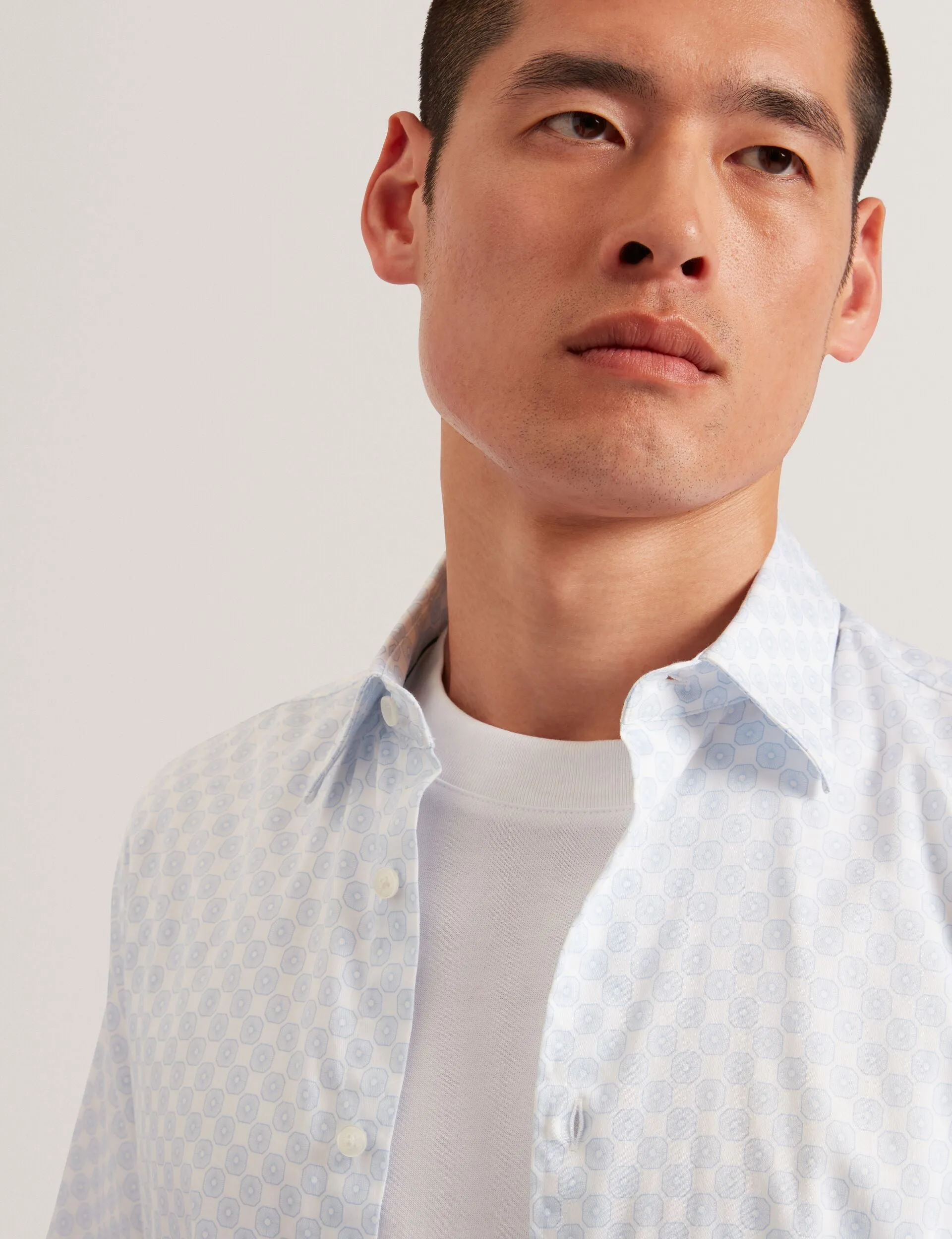 Embroidered Detail Casual Vibe SEFSHO | LT-BLUE