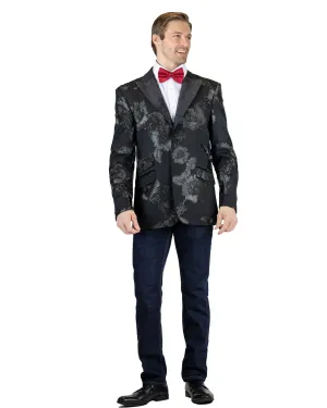 Hooded Versatile Design Weekend Casual Fit BLUE MARTNI I 9112-PARTYTS BLAZER I 900-BLACK