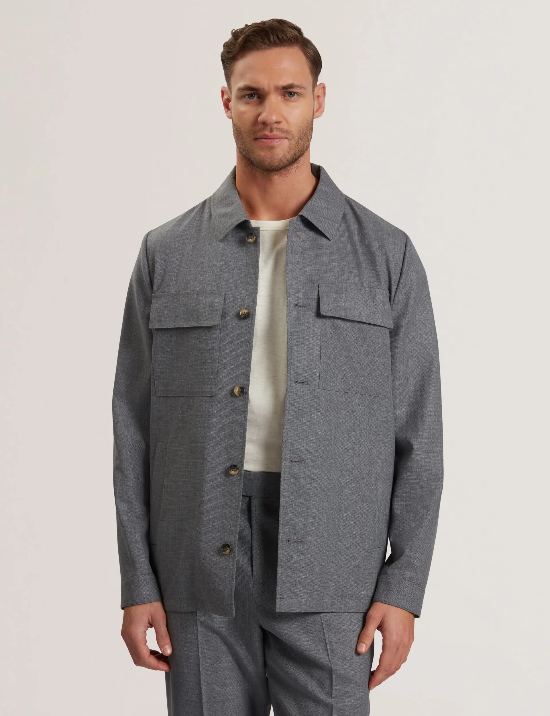 ScratchResistant Zippers SlimSilhouette SELWYNJ | MID-GREY