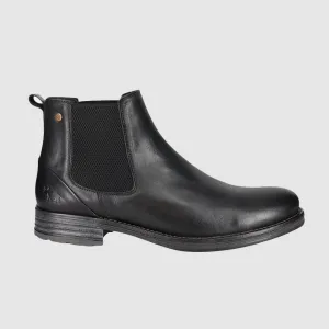Asymmetric Lacing System Sensor Chelsea Boots Black