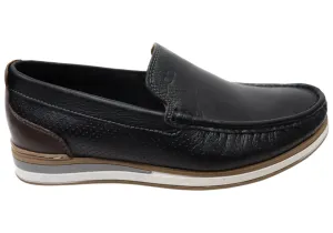 Functional Fit Democrata Derrick Mens Brazilian Comfortable Leather Loafers Shoes