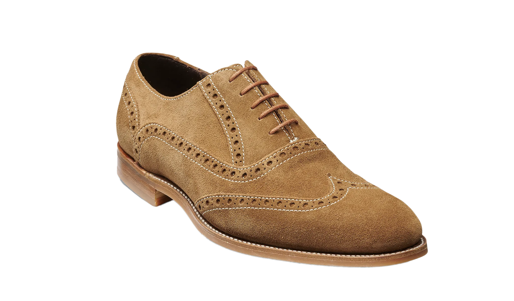 Grant - Cola Suede Handcrafted Stitching