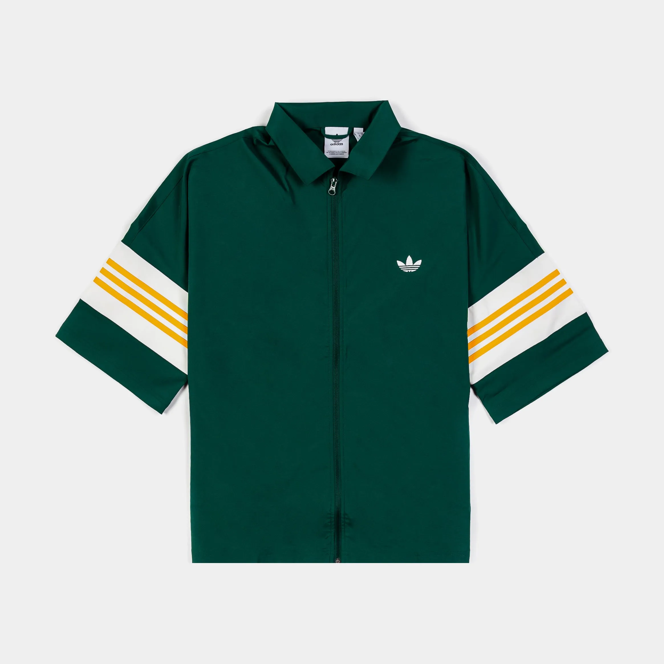 Shooting Top Mens Short Sleeve Shirt (Green/Yellow) Seasonal Outfit