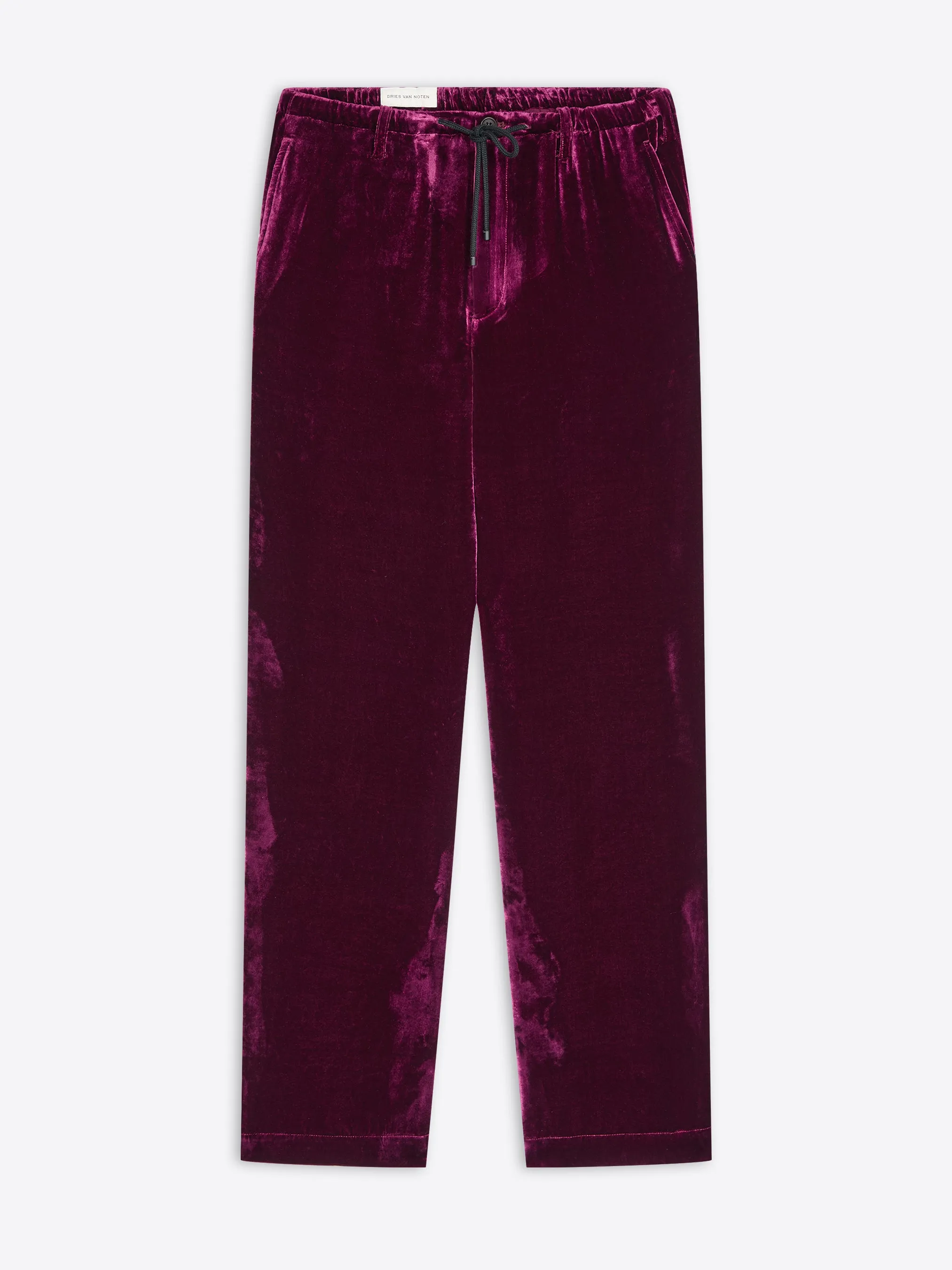 Silk velvet pants Packable Fit