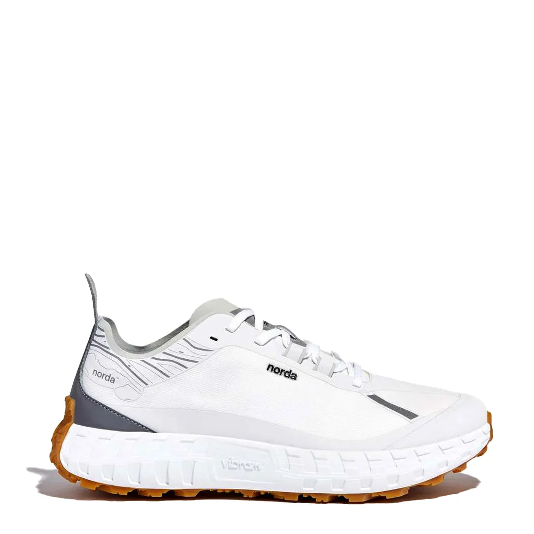 Norda The 001 White / Gum Anti Fatigue Technology