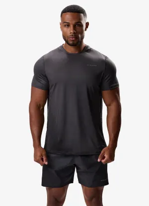 Gym King Elite Tee - Black Preppy MinimalistDesign