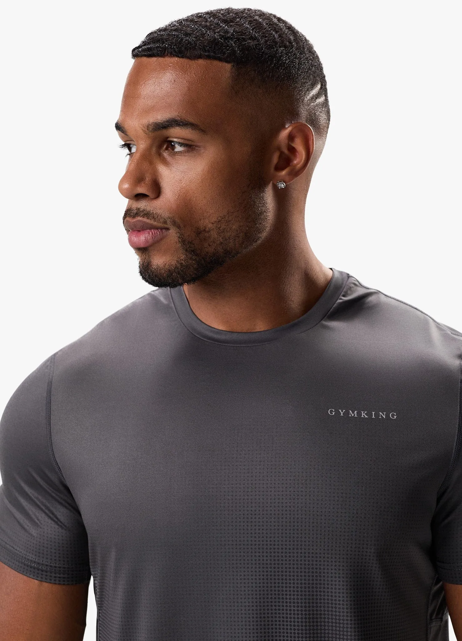 Fuzz Free Surface long sleeved Gym King Elite Tee - Black