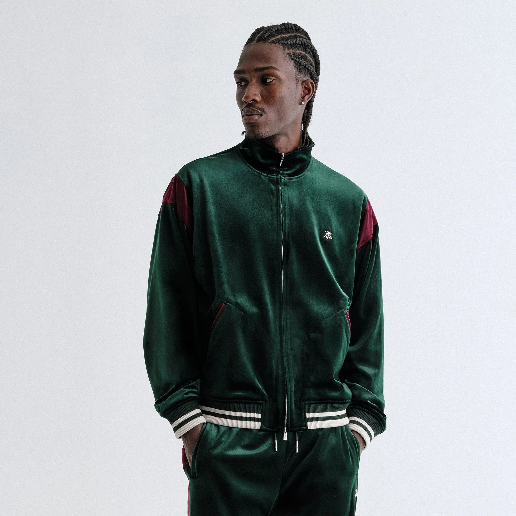 Compact Packable Kith Velvet Rui Track Jacket - Stadium