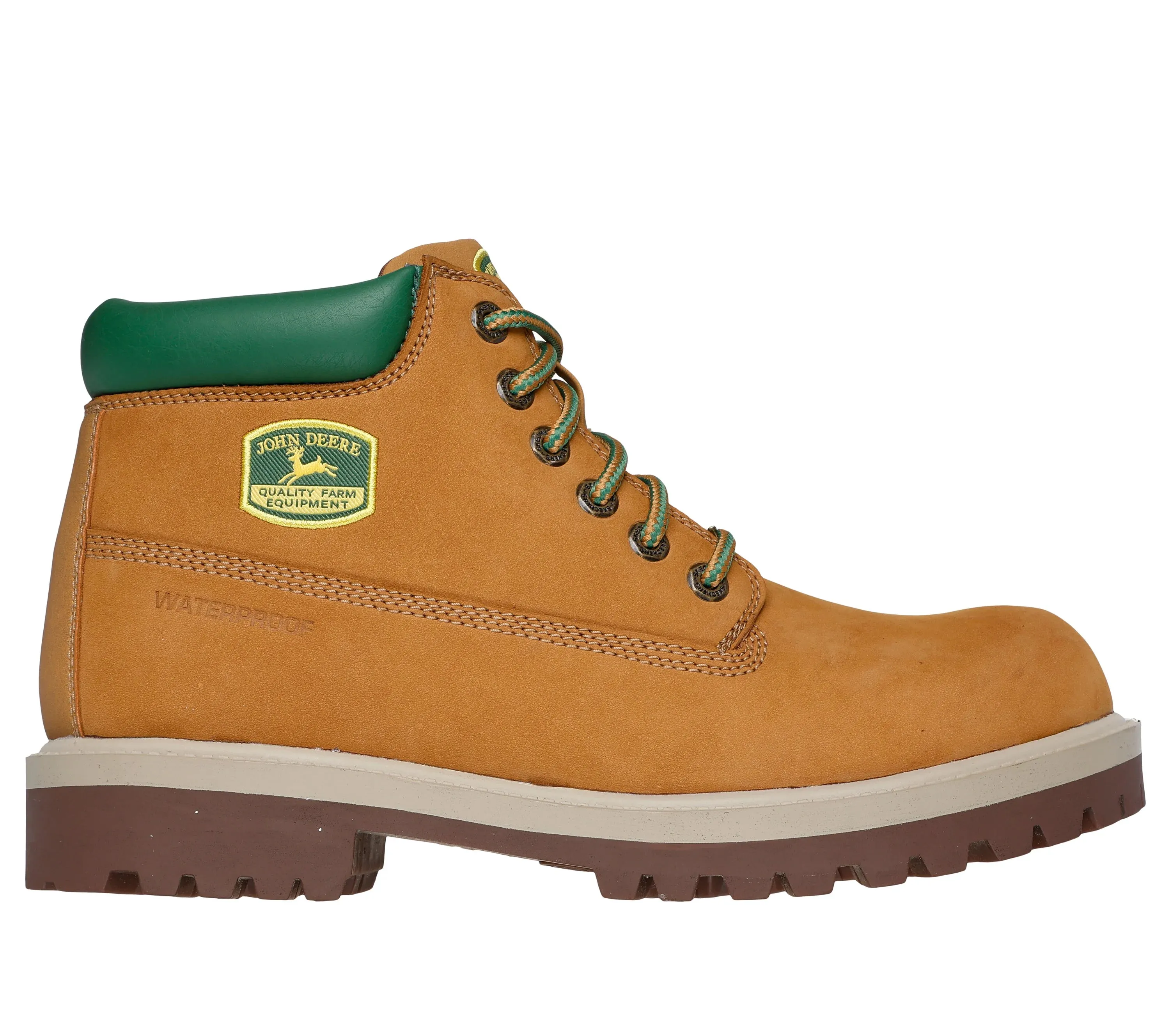 Tough Build Skechers Mens Boot Sergeants-Dozer Wheat