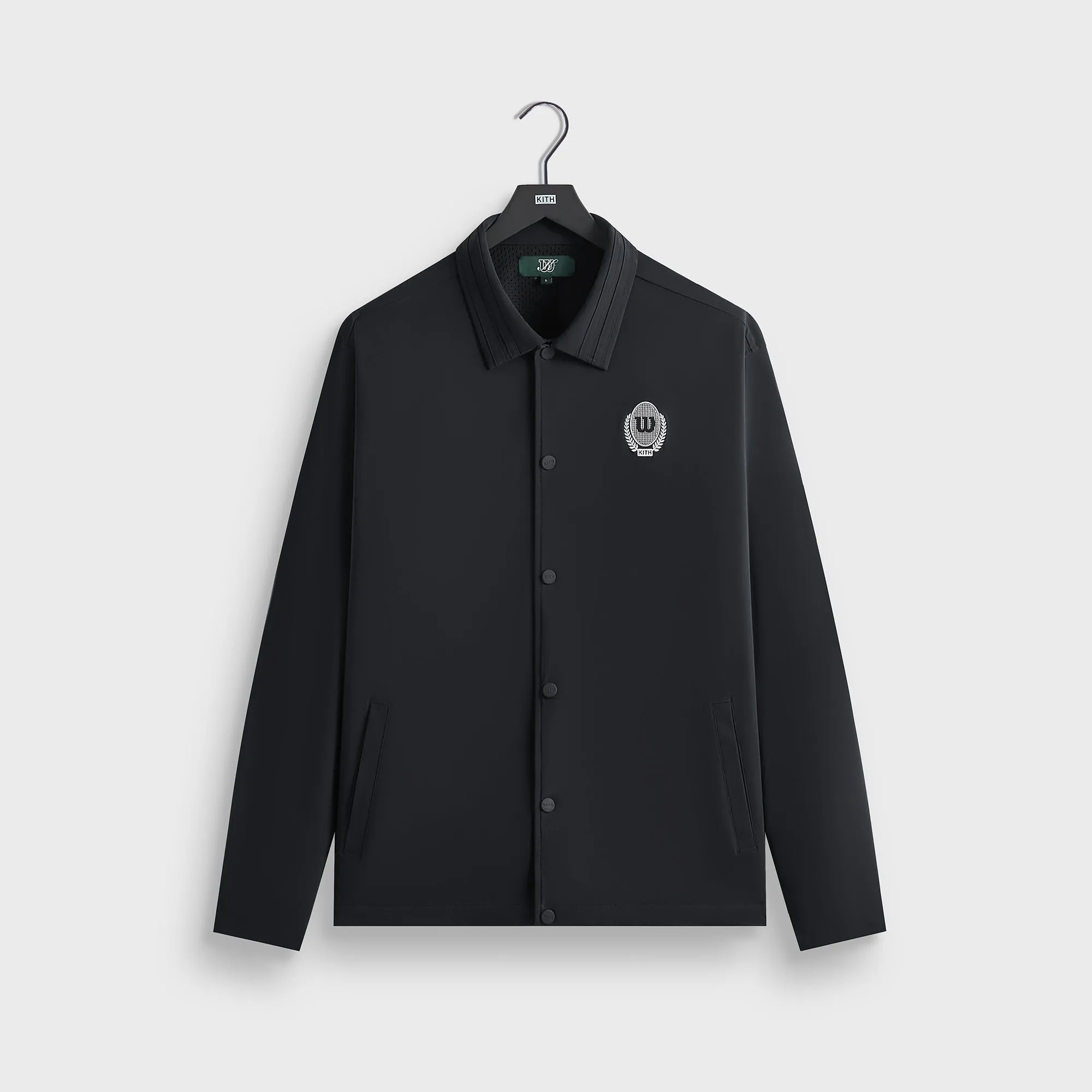 Kith for Wilson Coaches Jacket - Black Pocket Details