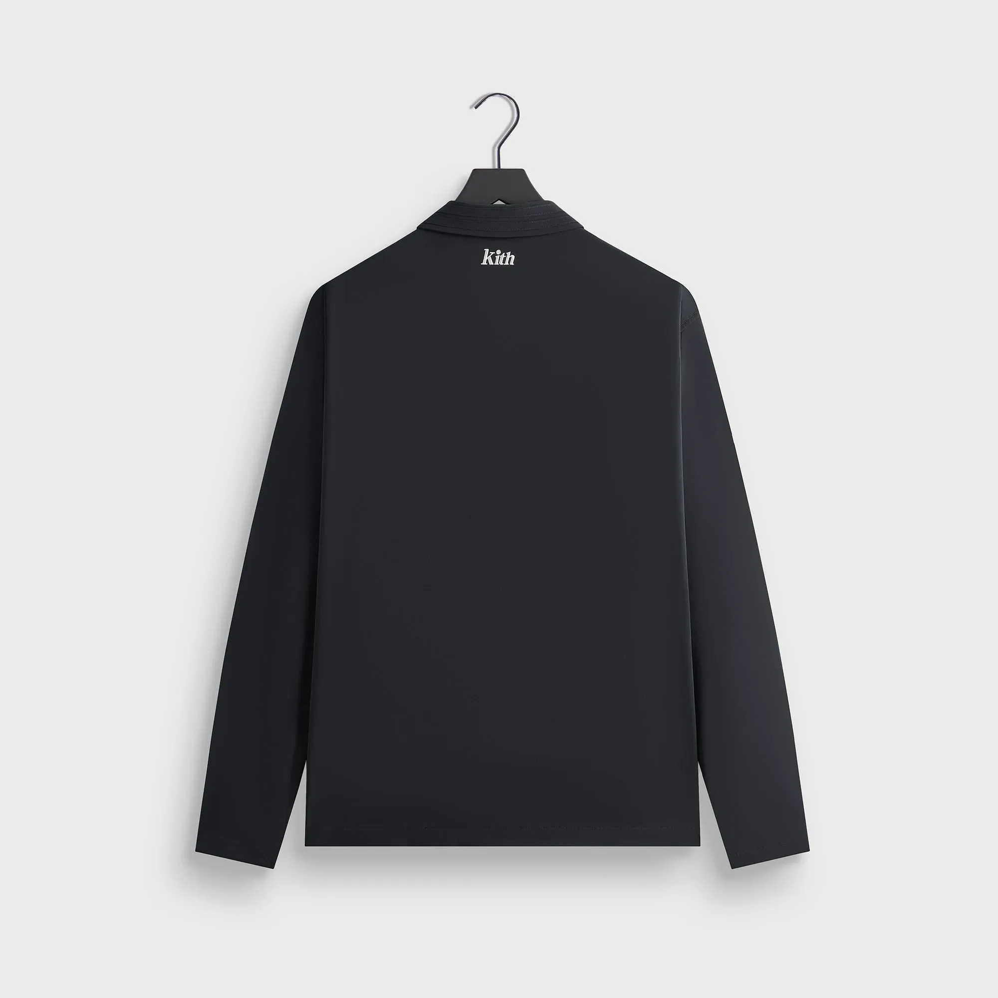 Kith for Wilson Coaches Jacket - Black One Color Rugged Comfort