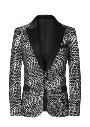 Suslo Couture FB14 Fancy Blaze Silver SeamSealed Edges