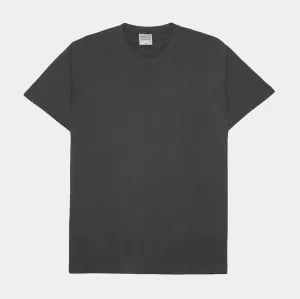 Quick Fit Comfort Solid Novelty Mens Short Sleeve Shirt (Slate Blue)