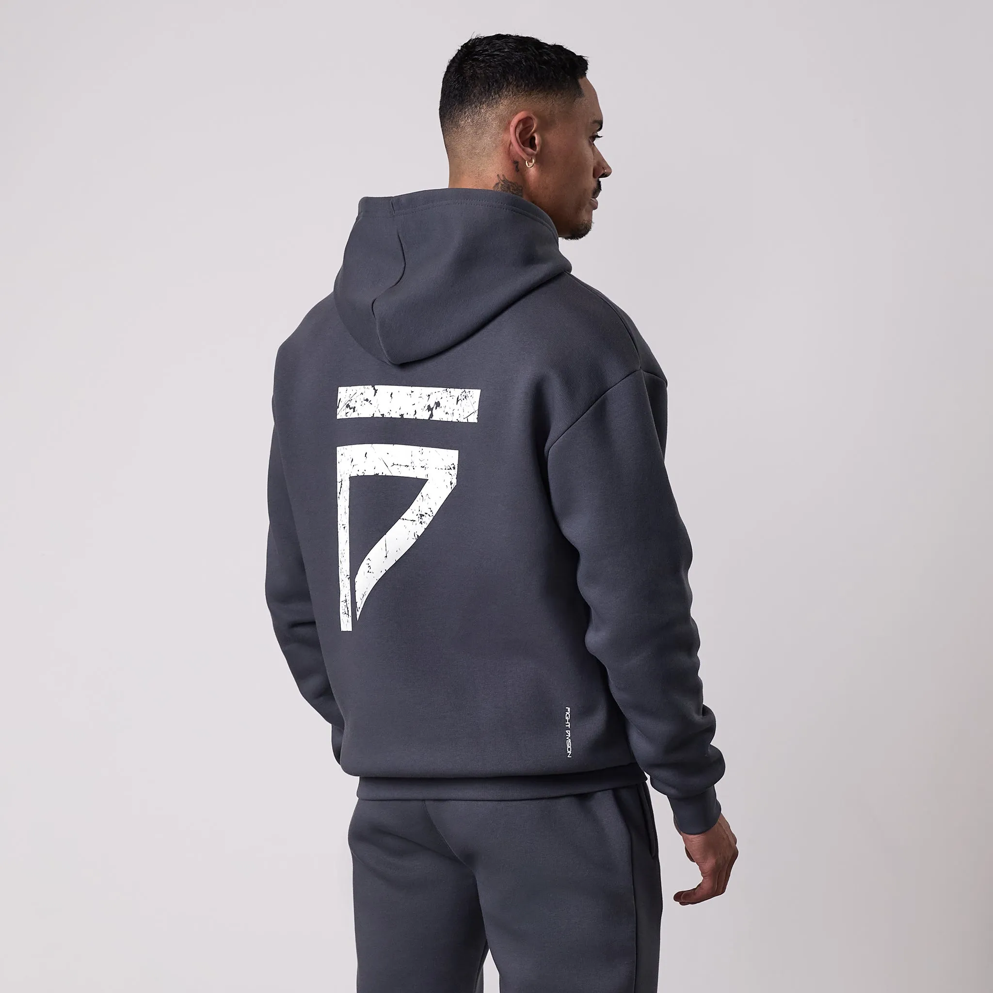 Gym King Fight Division Hood - Graphite product pastel softness