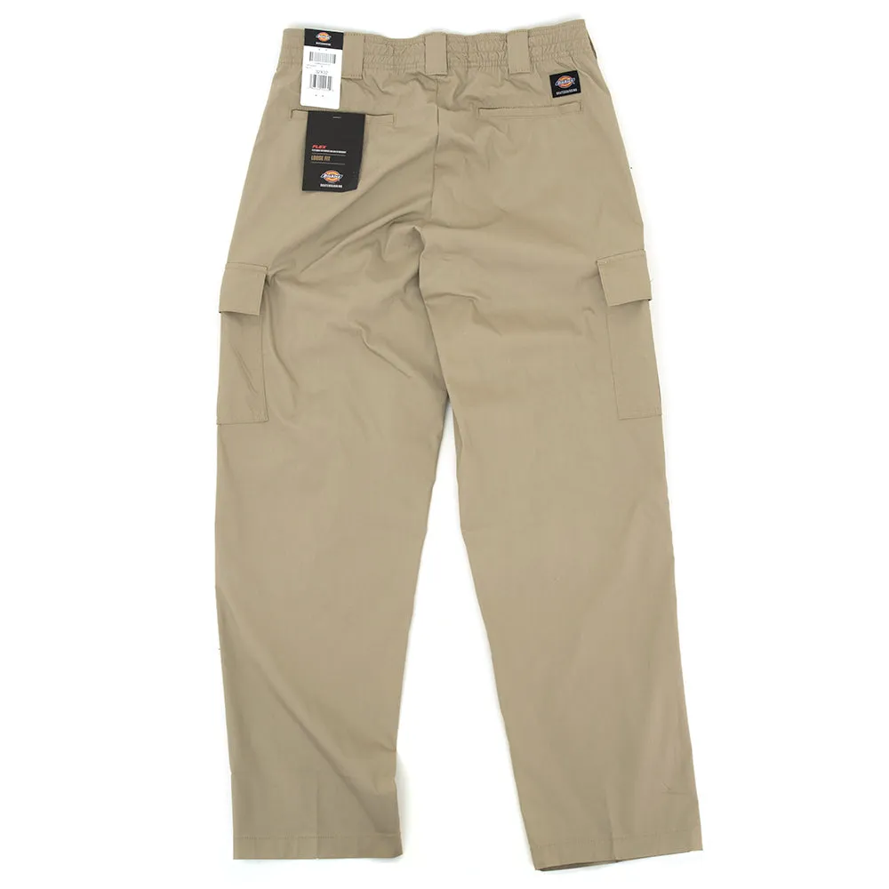 Slim Look SmoothZipClosure Skateboarding Loose Fit Cargo Pant (Desert Sand)