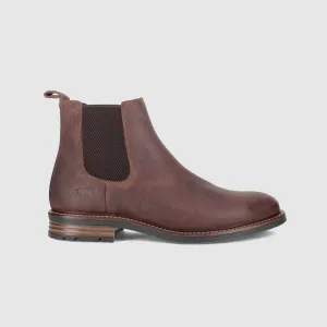 Grand Chelsea Boots Dark Brown Minimalist Look