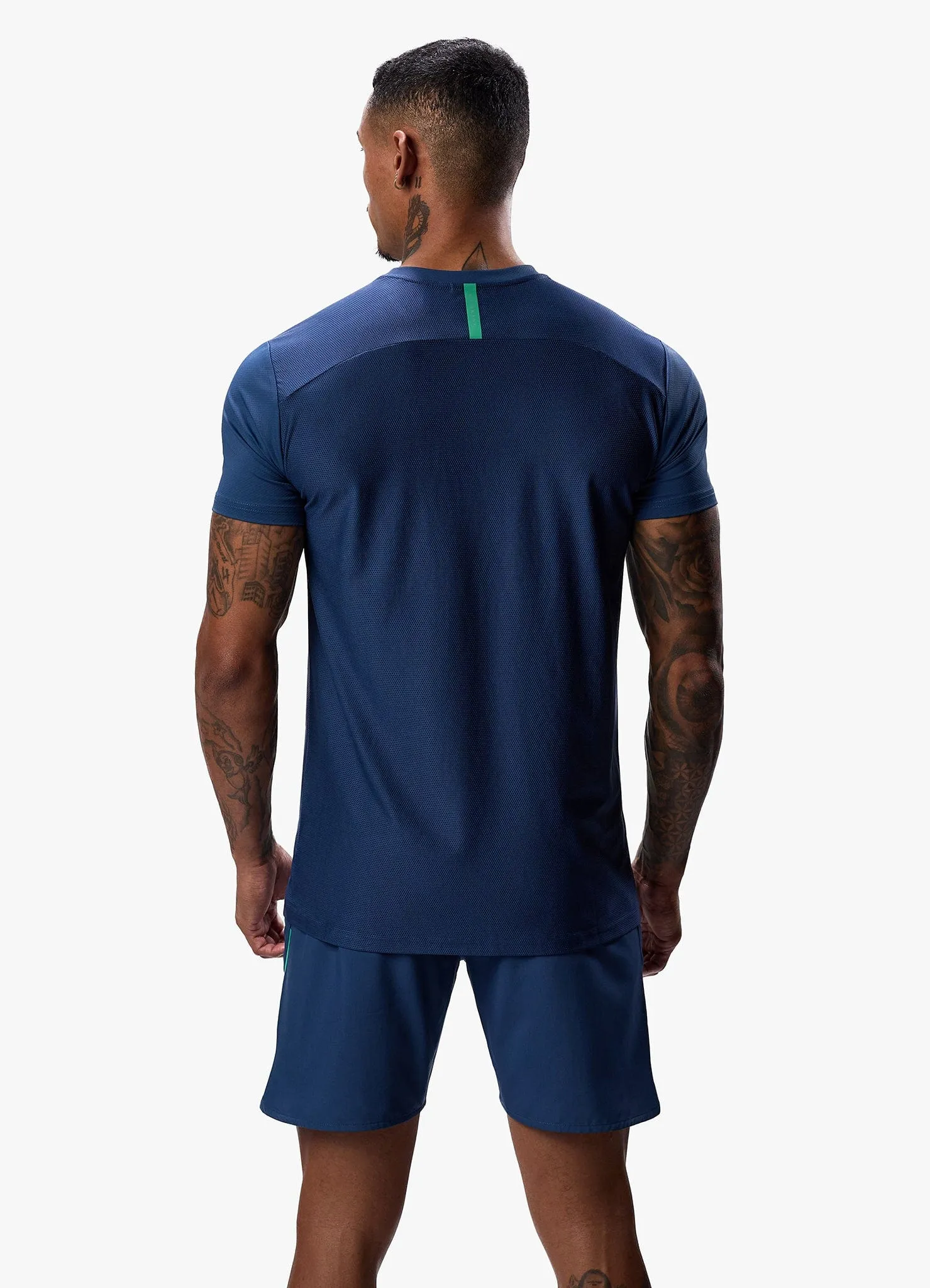 Gym King Flex Tee - Navy Retro nostalgia