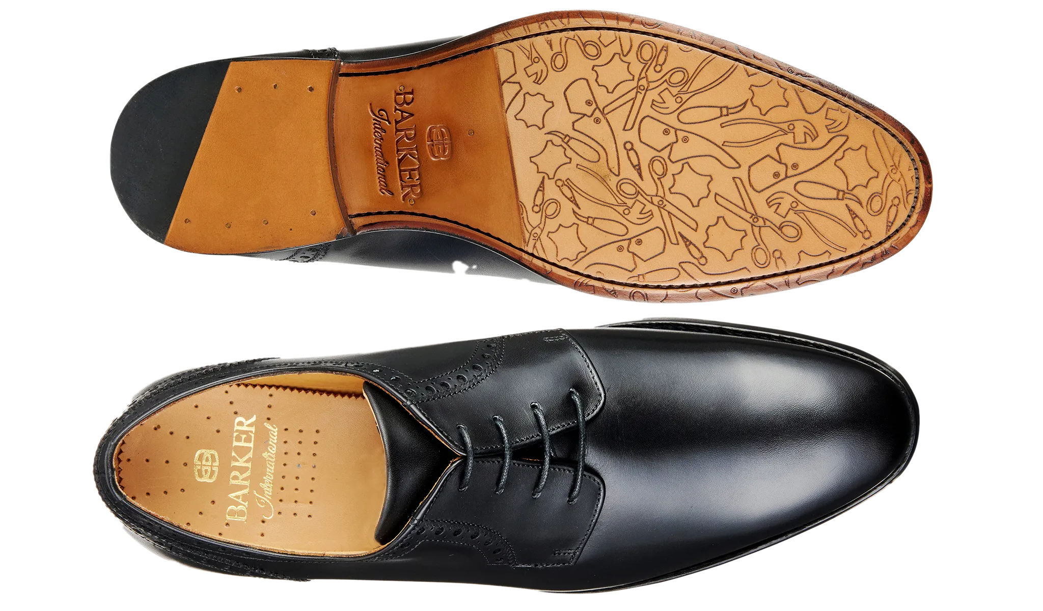 Quick Wipe Power Step Morriston - Black Calf