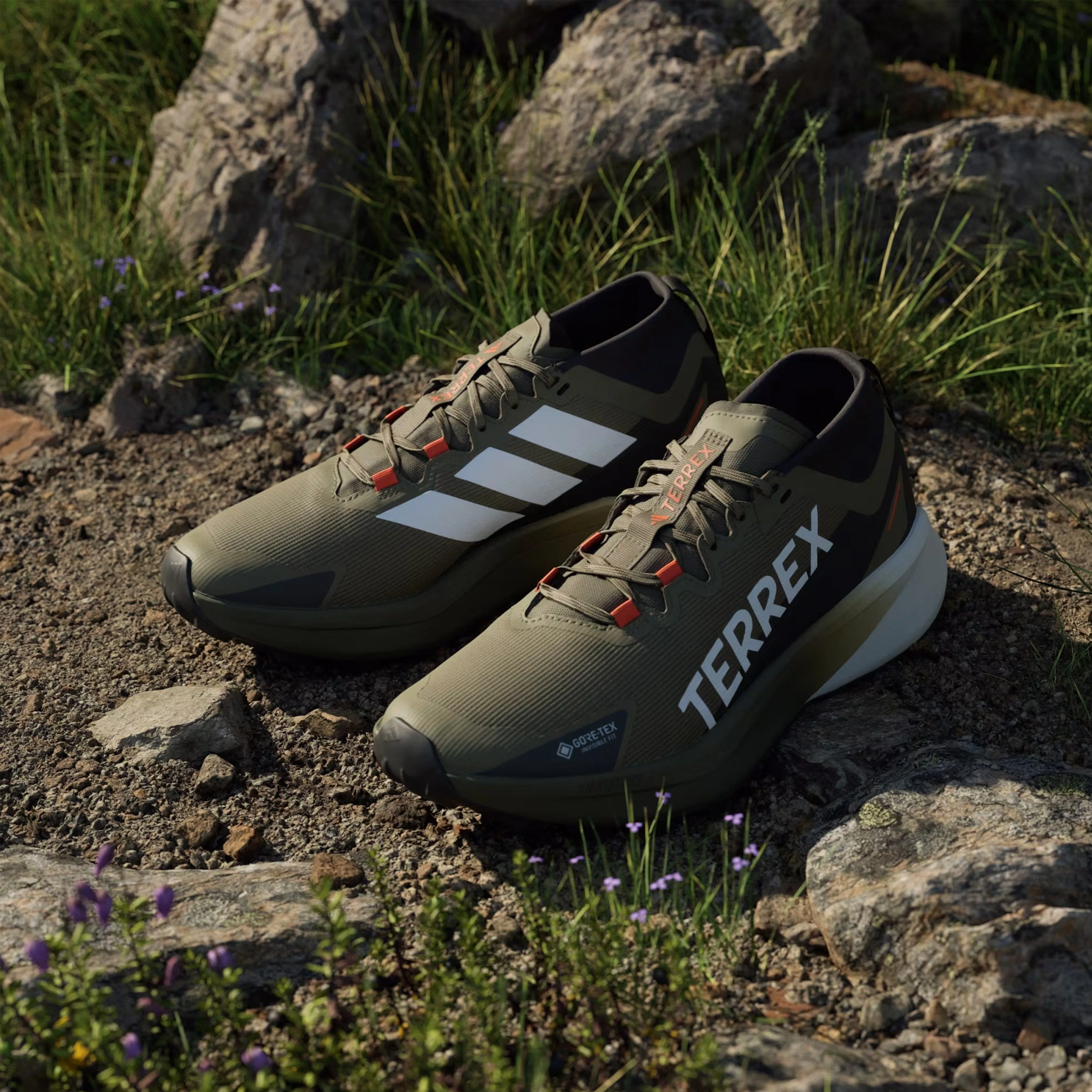 Surf Mode Street Mood Adidas Terrex trail running shoes Agravic Black / Green