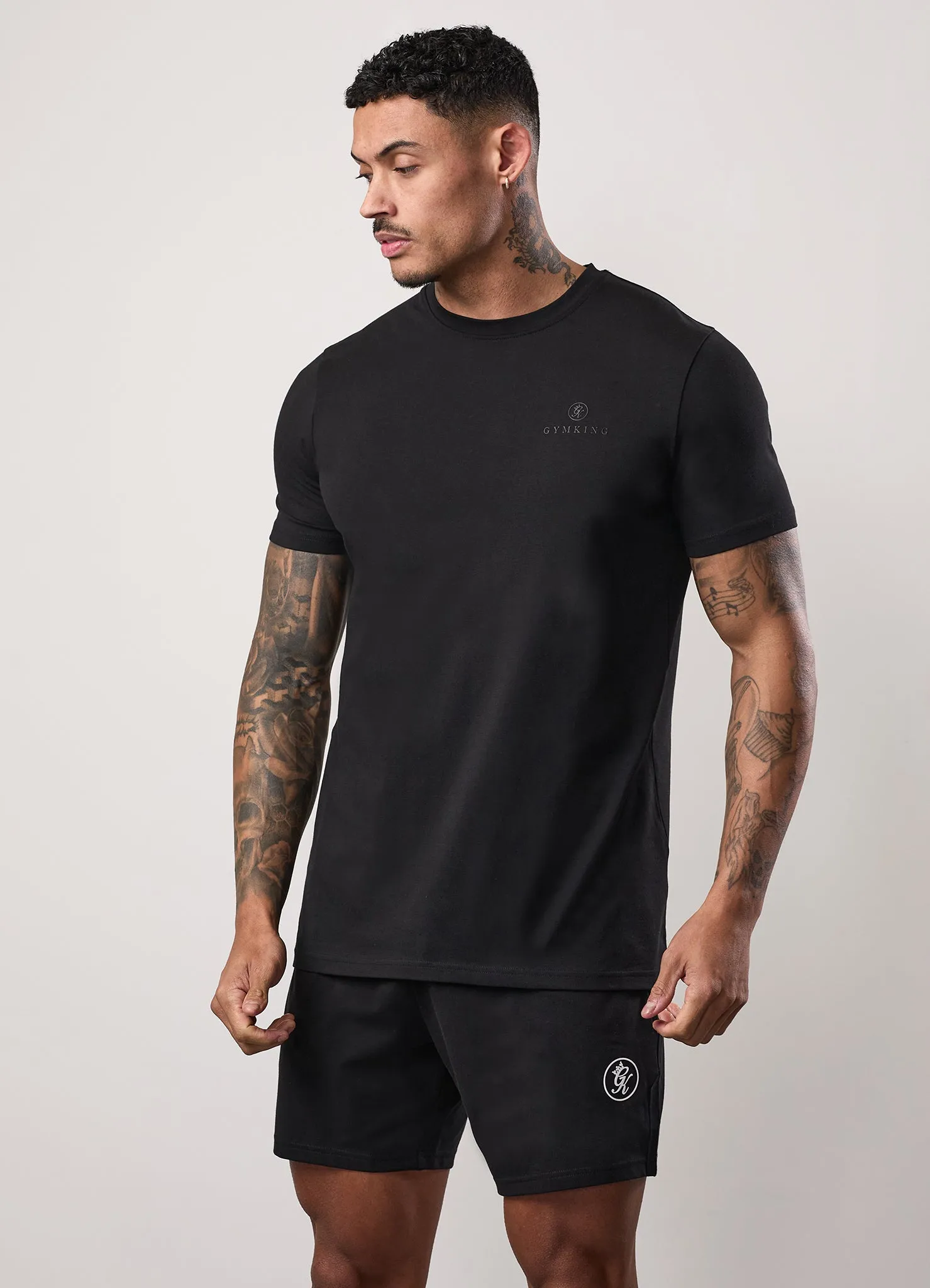 SeamlessConstruction Gym King Pro Graphic Tee - Black