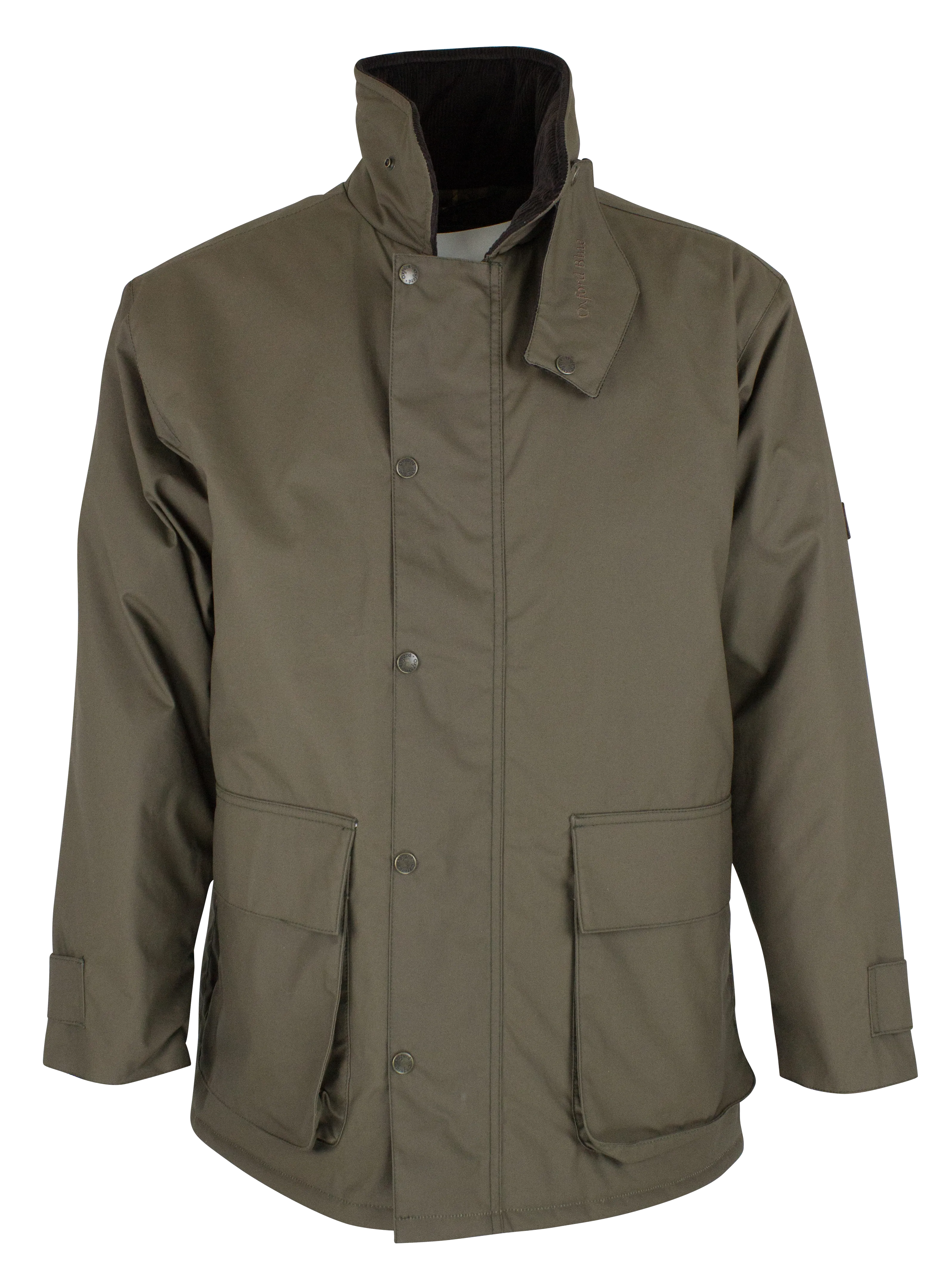 W18 - Men's Knightsbridge Staywax Jacket - OLIVE Casual Blouse American Ease
