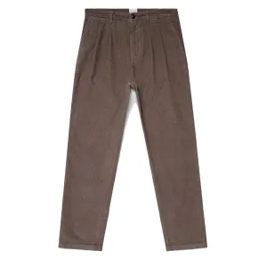 Sunspel Double Pleat Corduroy Trouser Cedar Durable Construction