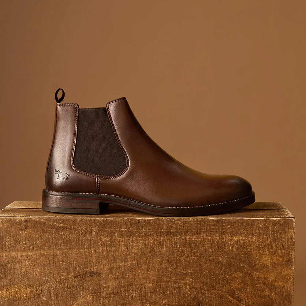 Winner Chelsea Boots Dark Brown Multi Density Foam