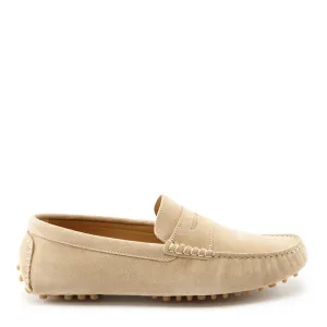 Penny Driving Loafers, taupe suede Modern