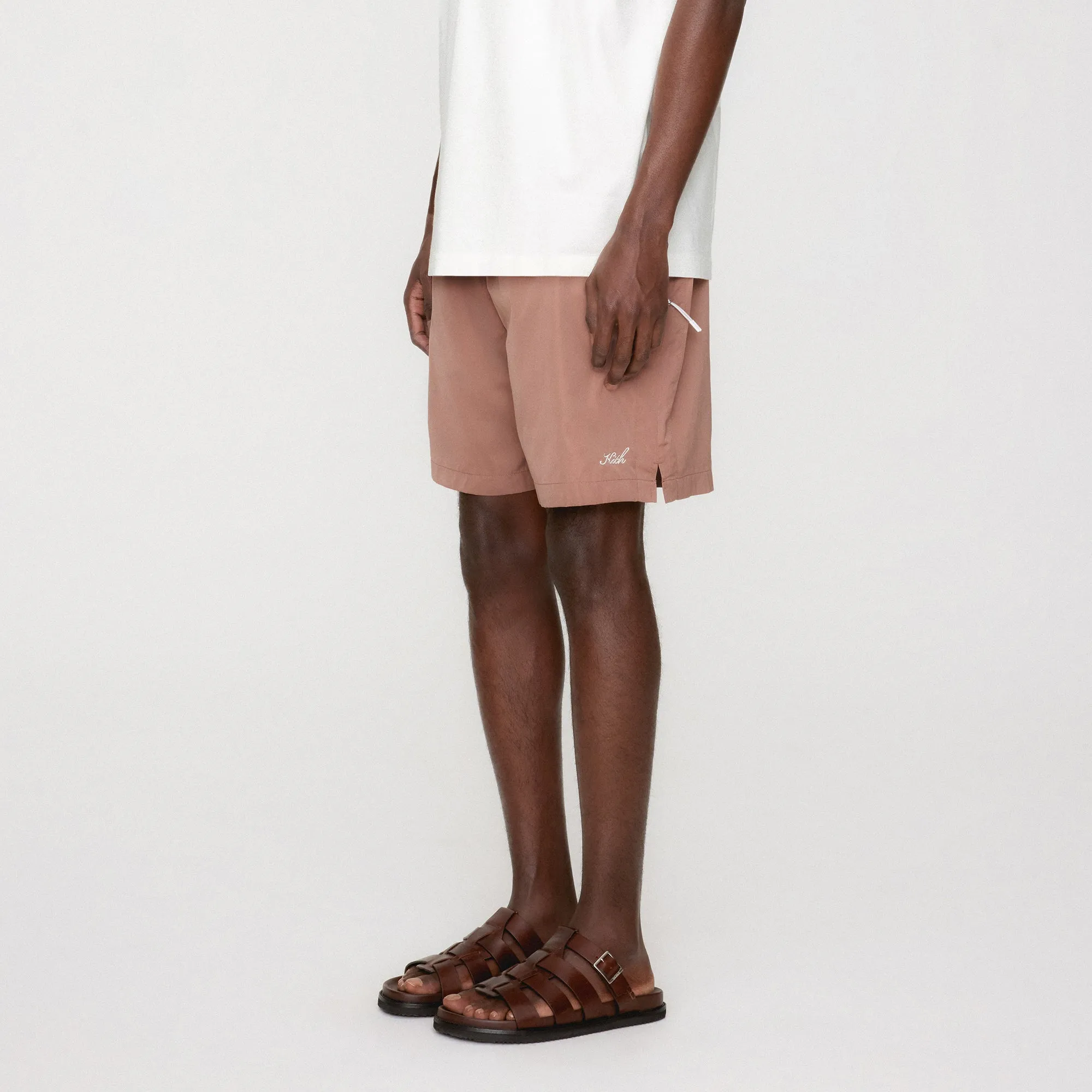 Linen blend Seam Free Construction Kith Transitional Active Short - Dusty Mauve