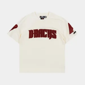 Layer Ready Fit Arizona Diamondbacks Triple Tonal Mens Short Sleeve Shirt (Neutral/Red)