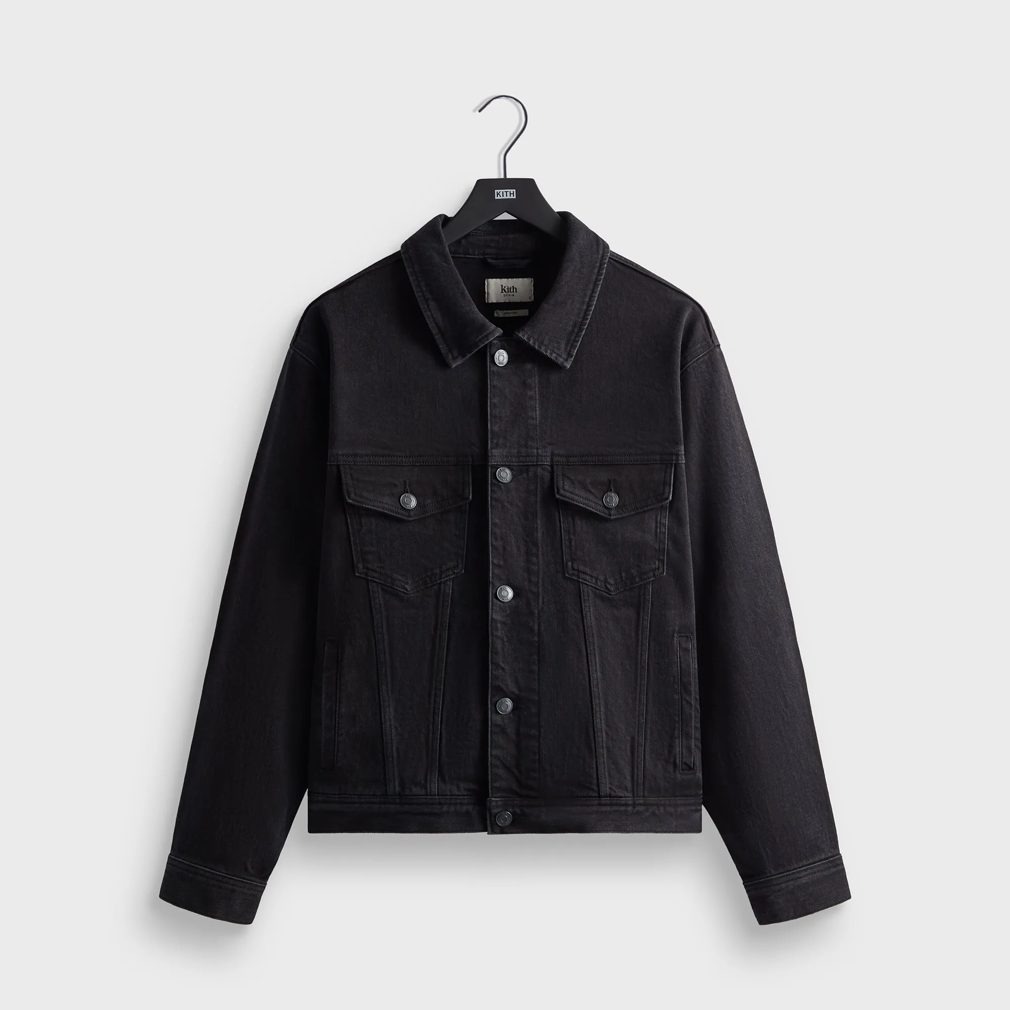 Plaid Design Kith Centre Denim Jacket - Black