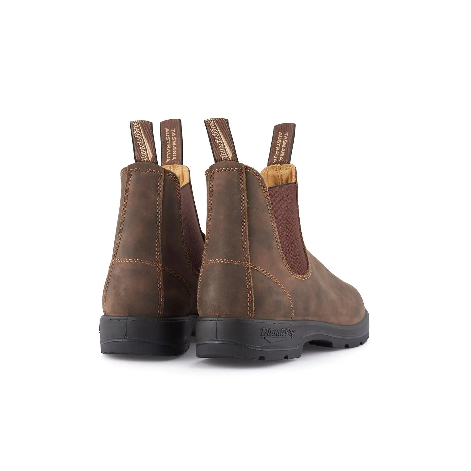 Blundstone Chelsea Boot 585 Rustic Brown Silent Glam