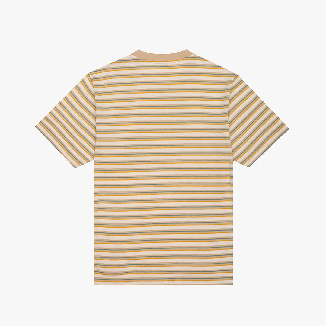 NoSideSeams Solar Stripe T-Shirt Greige