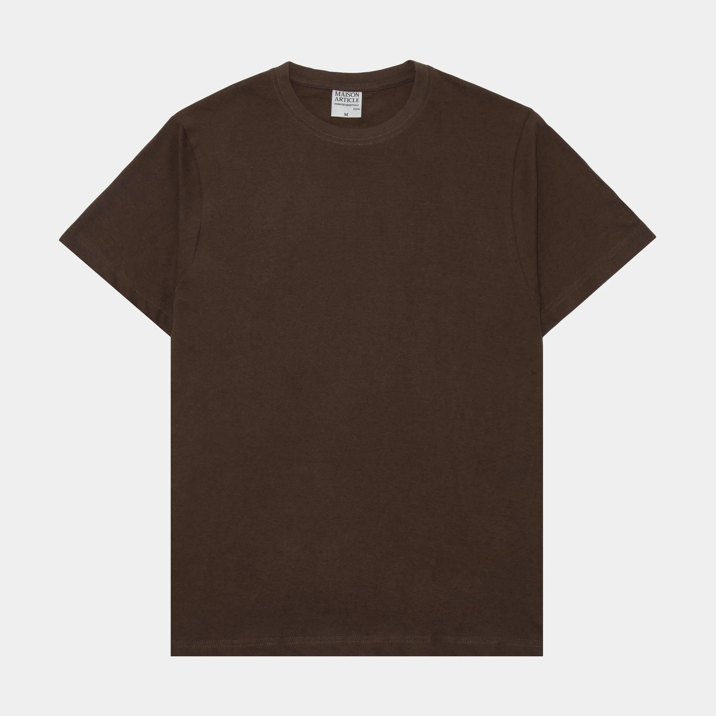 Solid Novelty Mens Short Sleeve Shirt (Cedar Brown) Relaxed Wear Fit Light Layer