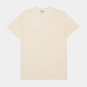 Moisture Wicking Technology Solid Novelty Mens Short Sleeve Shirt (Tan)