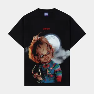 Oversized Fit SP x Chucky Dual Mens Short Sleeve Shirt (Black/Red)