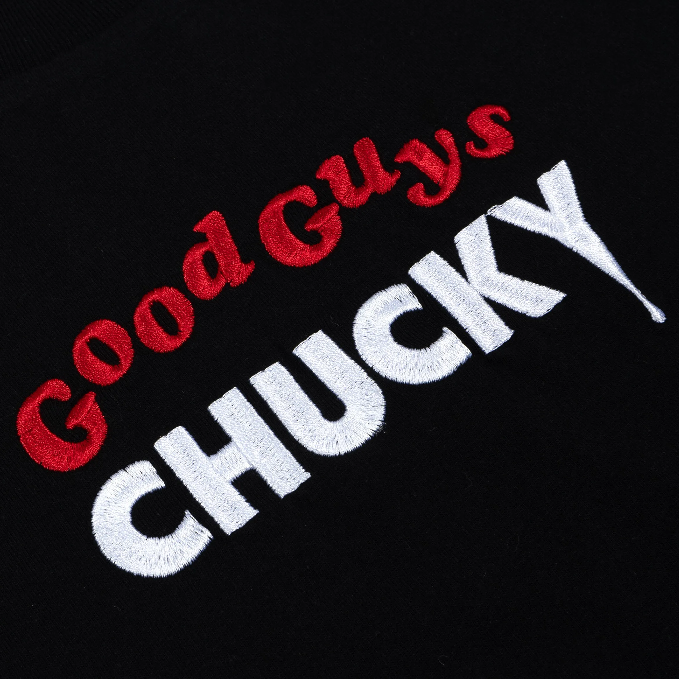 Stylish Wearable All-Purpose Comfort SP x Chucky Good Guys Mens Short Sleeve Shirt (Black/Red)