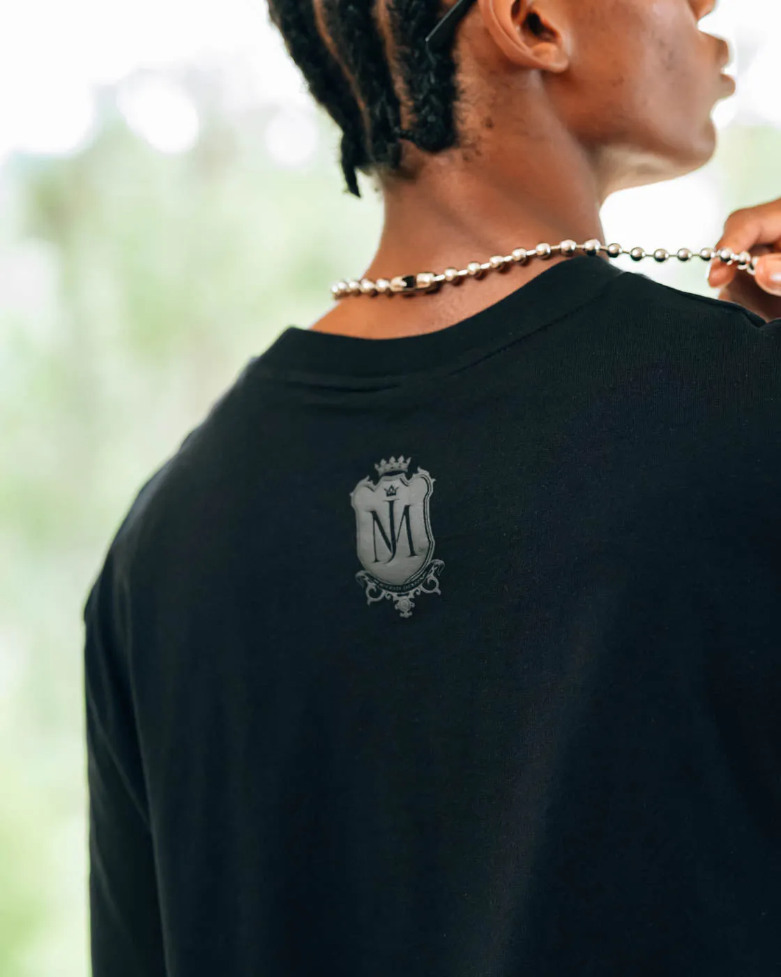 Everyday Fashion SP x Michael Jackson Fade Away Mens Short Sleeve Shirt (Black/White)