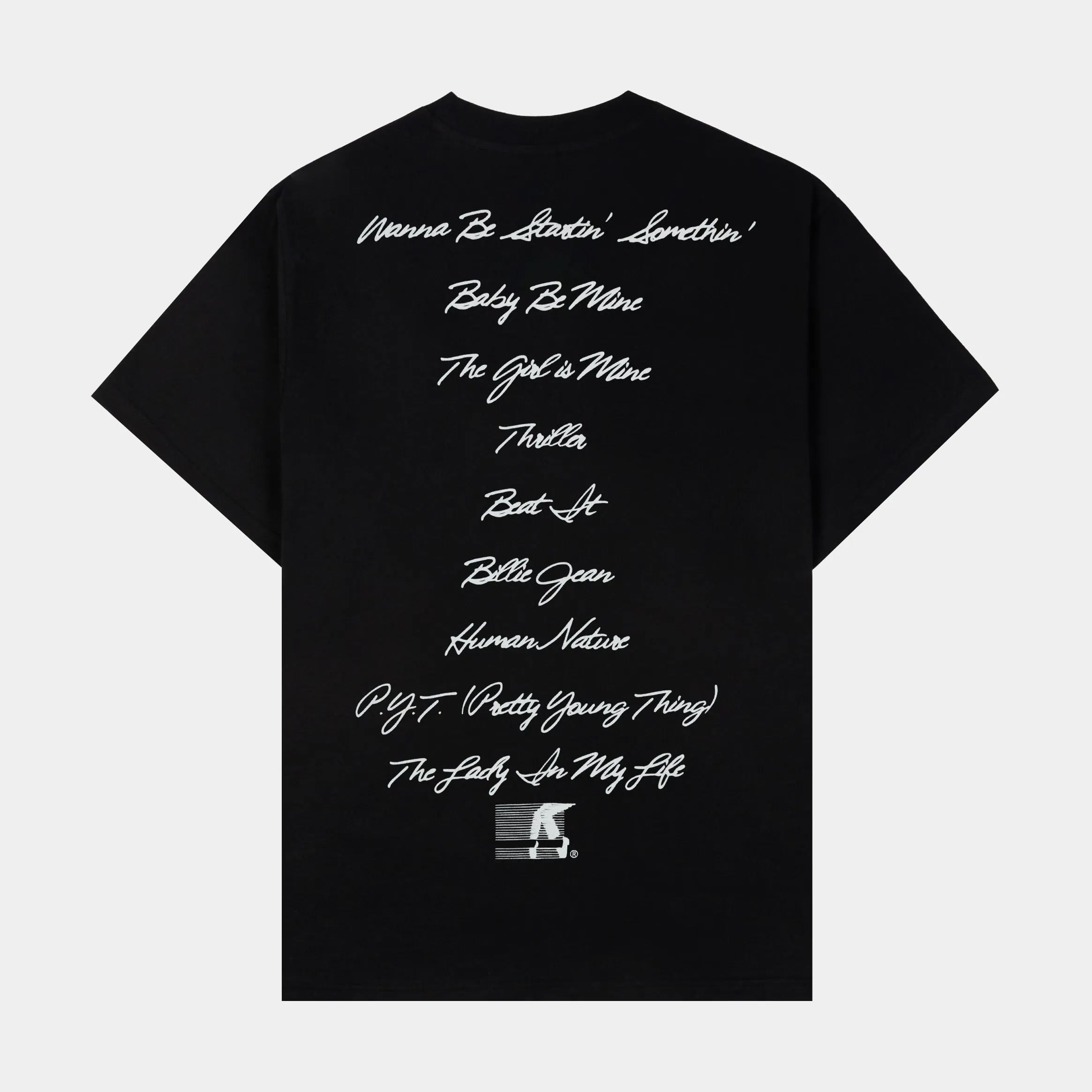 SP x Michael Jackson Thriller Mens Short Sleeve Shirt (Black) Stylish and Comfortable Basic Wear